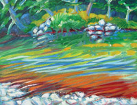 © Pam Van Londen 2007 Mary's River 2 oil on canvasboard on 16 x 12 x 1 canvas