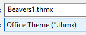 Choose the new Beaver theme from the Design Themes menu.