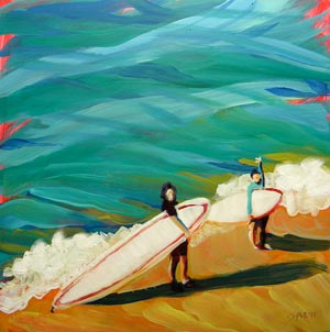 Heidrich Girls Surfing