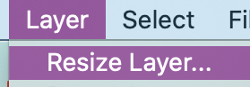 Pixelstyle Resize menu