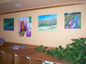 Landscapes, Seascapes, and Cityscapes on display at Corvallis Montessori School