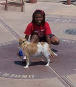 Maya and Brownie in 4 states at once!