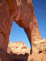 Arch at Gouldings Campground