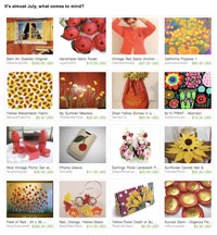 It's almost July; what is on your mind Etsy Treasury