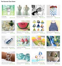 The summer cool down Etsy treasury
